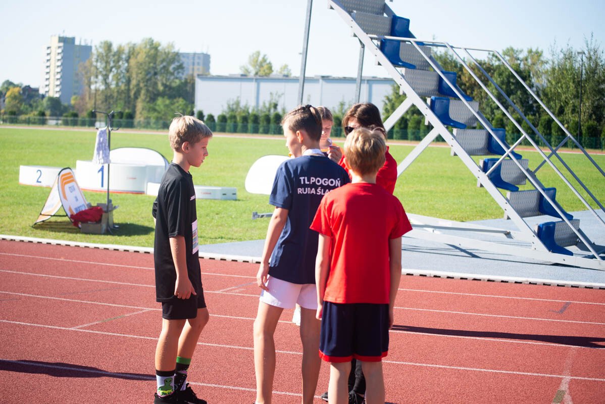 II tura Dziecięcej Ligi Lekkoatletycznej w Rudzie Śląskiej. / fot. Natalia Salwiczek