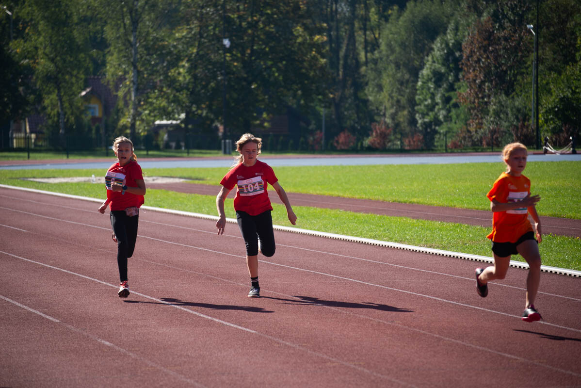 II tura Dziecięcej Ligi Lekkoatletycznej w Rudzie Śląskiej. / fot. Natalia Salwiczek