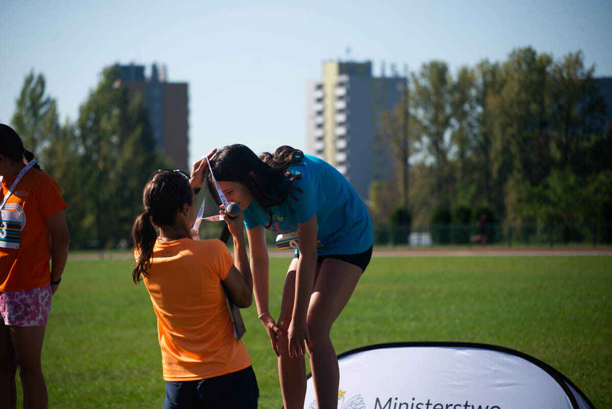 II tura Dziecięcej Ligi Lekkoatletycznej w Rudzie Śląskiej. / fot. Natalia Salwiczek