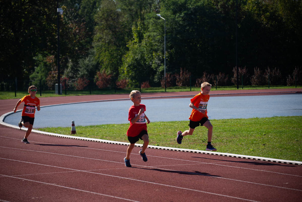 II tura Dziecięcej Ligi Lekkoatletycznej w Rudzie Śląskiej. / fot. Natalia Salwiczek