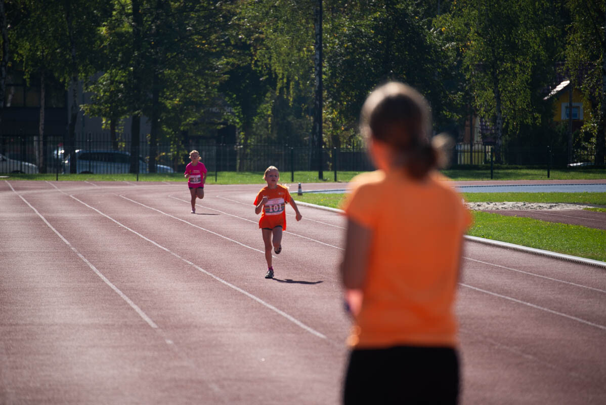 II tura Dziecięcej Ligi Lekkoatletycznej w Rudzie Śląskiej. / fot. Natalia Salwiczek
