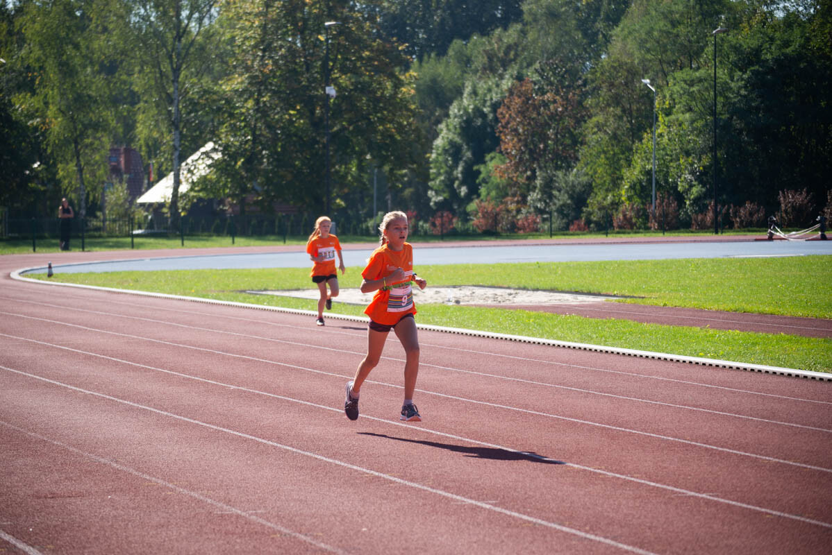 II tura Dziecięcej Ligi Lekkoatletycznej w Rudzie Śląskiej. / fot. Natalia Salwiczek