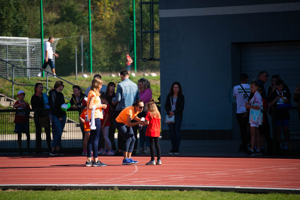 II tura Dziecięcej Ligi Lekkoatletycznej w Rudzie Śląskiej. / fot. Natalia Salwiczek