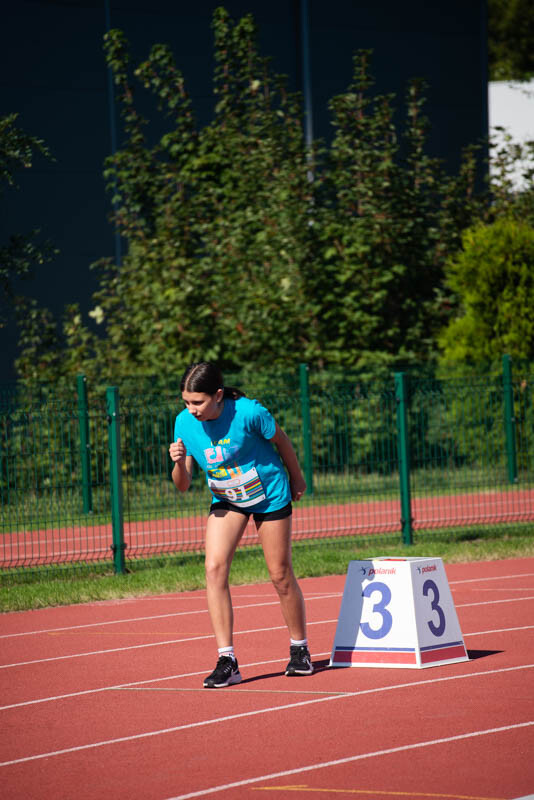 II tura Dziecięcej Ligi Lekkoatletycznej w Rudzie Śląskiej. / fot. Natalia Salwiczek