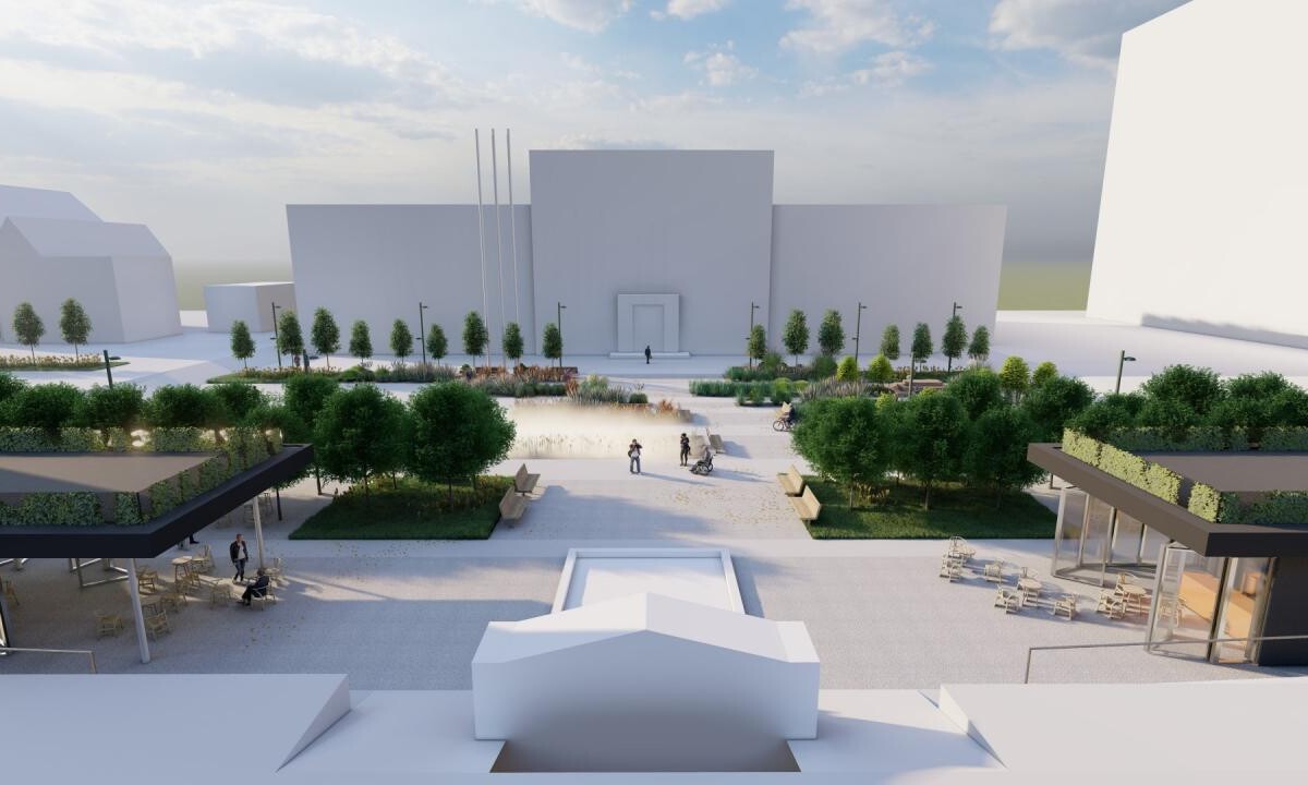 Znane są już dokładne założenia przebudowy placu Jana Pawła II w Rudzie Śląskiej / fot. UM  Ruda Śląska