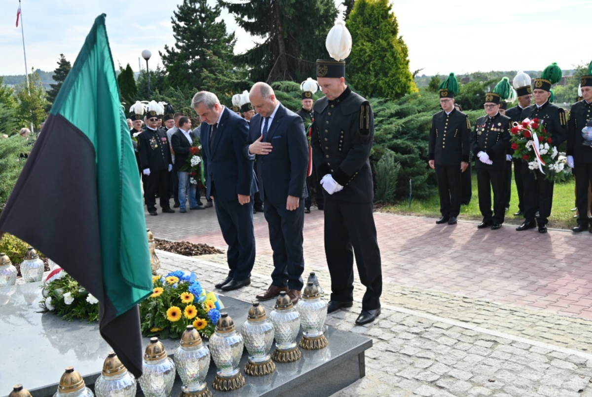 14. rocznica tragedii w kopalni Wujek-Śląsk. Zmarłym oddano hołd / fot. UM Ruda Śląska