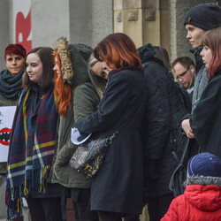 Czarny protest w Katowicach