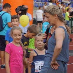 Bieg w japonkach + bieg dzieci