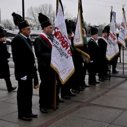 Uroczystości upamiętniające śmierć 23 górników z KWK Halemba