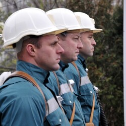 Uroczystości upamiętniające śmierć 23 górników z KWK Halemba