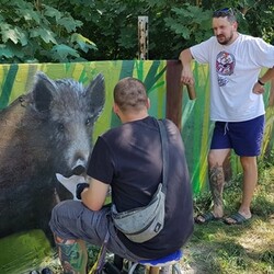 Mural w Kochłowicach