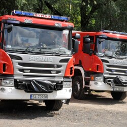 Ćwiczenia Straży Pożarnej na Kokotku