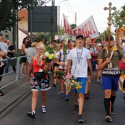 Powrót pielgrzymki z Jasnej Góry