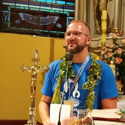 Powrót pielgrzymki z Jasnej Góry