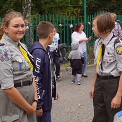 Wieczór Harcerski w Ośrodku Adaptacyjnym