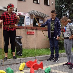 Wieczór Harcerski w Ośrodku Adaptacyjnym