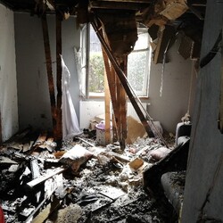 pożar w Bielszowicach