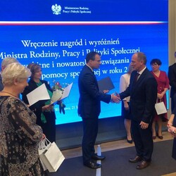 Pracownicy rudzkiego MOPS-u wyróżnieni