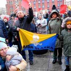 protest na rynku ws. sportu