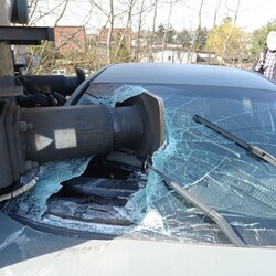 Halemba: Zderzenie pociągu z samochodem