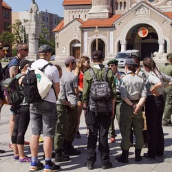 Gra miejska harcerzy