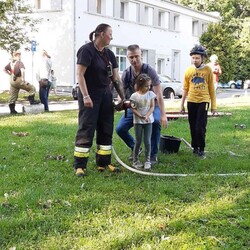 Strażacy z OSP świętowali Dzień Dziecka