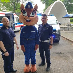 Sierżant Ruda na spotkaniu z dziećmi