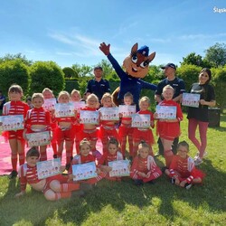 Sierżant Ruda na spotkaniu z dziećmi