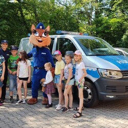 Sierżant Ruda na spotkaniu z dziećmi