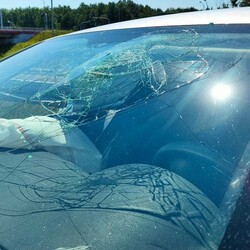 Kolizja na zjeździe na autostradę A4