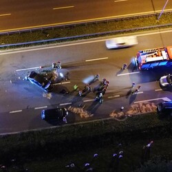 Zderzenie czołowe na DTŚ