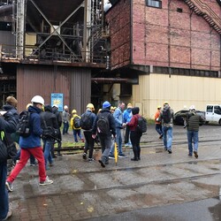 Plener fotograficzny na terenie Wielkiego Pieca