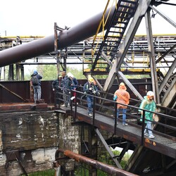 Plener fotograficzny na terenie Wielkiego Pieca