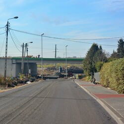 Postęp prac na placu budowy trasy N-S