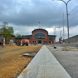 Przebudowa terenu przed dworcem kolejowym