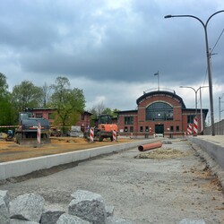 Przebudowa terenu przed dworcem kolejowym