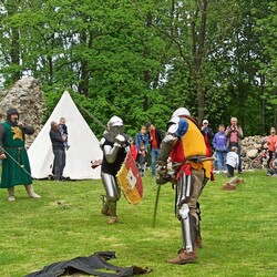 Słowianie w ruinach zamku rudzkiego