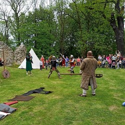 Słowianie w ruinach zamku rudzkiego