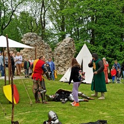 Słowianie w ruinach zamku rudzkiego