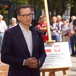 Wizyta Mateusza Morawieckiego w Rudzie Śląskiej