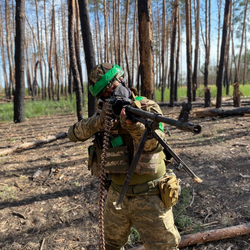 Ochotnik z Rudy Śląskiej na wojnie w Ukrainie