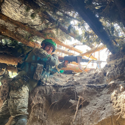 Ochotnik z Rudy Śląskiej na wojnie w Ukrainie