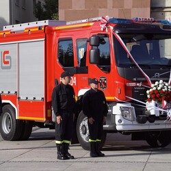 Poświecenie wozu OSP