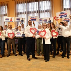 Konferencja prasowa Arkadiusza Pilarza