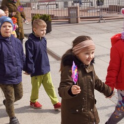 Dzieci witają wiosnę