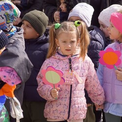 Dzieci witają wiosnę