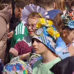 Dzieci witają wiosnę