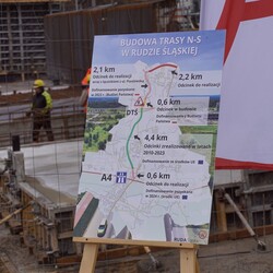 Pół roku budowy trasy N-S na północ