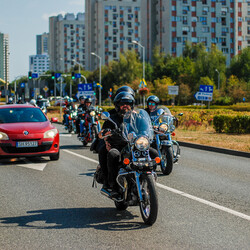 Parada motocykli na zakończenie lata - Katowice