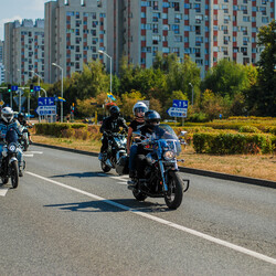 Parada motocykli na zakończenie lata - Katowice